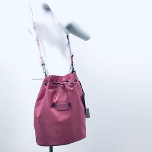 NWT Lipault Lady Plume Antique Pink Bucket Bag
